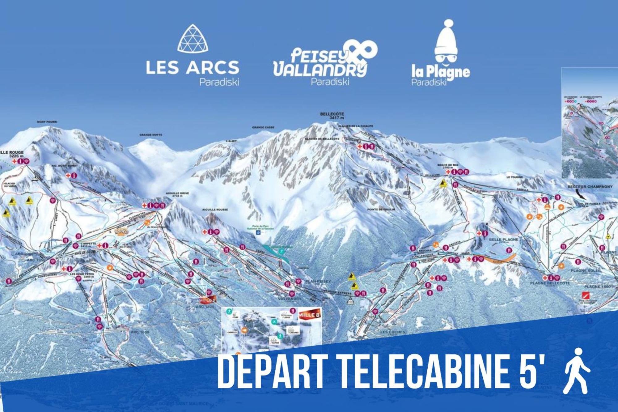 Elegant Et Moderne Avec Vue Montagne Au Coeur De Paradiski - Garage - 8Pers - 90M2 - Sabaudinha La Plagne Exterior photo